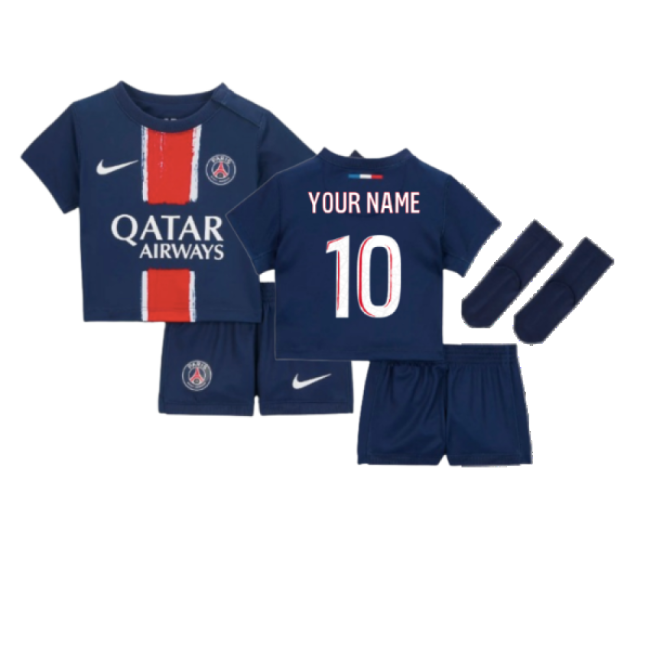 2024-2025 PSG Home Infants Baby Kit (Your Name)-Vantage Point Soccer